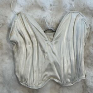 Zara Cream  Women's Top